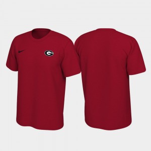 UGA T-Shirt Men's Red Legend Left Chest Logo 646254-429