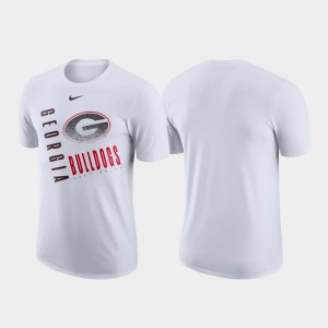 UGA T-Shirt Mens Performance Cotton White Just Do It 786763-447
